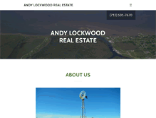 Tablet Screenshot of andy-lockwood.com